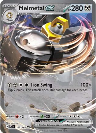 Pokémon TCG – Melmetal ex 105/142 – Stellar Crown – Double Rare