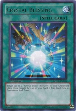 Crystal Blessing (LCGX-EN165) - Legendary Collection 2 1st Edition Legendary Collection 2 Yugioh Single  Squirtle Squad Card Shop.