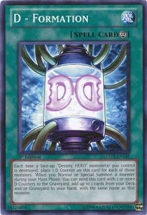 D - Formation (LCGX-EN147) - Legendary Collection 2 1st Edition Legendary Collection 2 Yugioh Single  Squirtle Squad Card Shop.