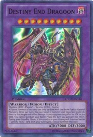 Destiny End Dragoon (LCGX-EN140) - Legendary Collection 2 1st Edition Legendary Collection 2 Yugioh Single  Squirtle Squad Card Shop.