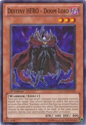 Destiny HERO - Doom Lord (LCGX-EN122) - Legendary Collection 2 1st Edition Legendary Collection 2 Yugioh Single  Squirtle Squad Card Shop.