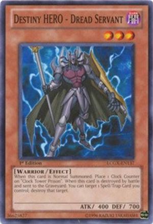 Destiny HERO - Dread Servant (LCGX-EN137) - Legendary Collection 2 Unlimited Legendary Collection 2 Yugioh Single  Squirtle Squad Card Shop.