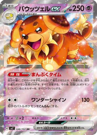 Dachsbun ex - 046/102 (046/102) - SV7 Stellar Miracle Holofoil SV7: Stellar Miracle Pokemon Japanese Single  Squirtle Squad Card Shop.