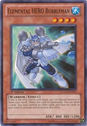 Elemental HERO Bubbleman (LCGX-EN012) - Legendary Collection 2 1st Edition Legendary Collection 2 Yugioh Single  Squirtle Squad Card Shop.