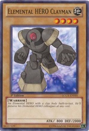 Elemental HERO Clayman (LCGX-EN005) - Legendary Collection 2 Unlimited Legendary Collection 2 Yugioh Single  Squirtle Squad Card Shop.