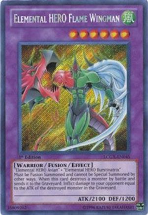 Elemental HERO Flame Wingman (LCGX-EN045) - Legendary Collection 2 1st Edition Legendary Collection 2 Yugioh Single  Squirtle Squad Card Shop.