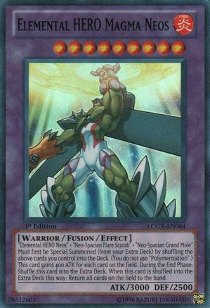 Elemental HERO Magma Neos (LCGX-EN064) - Legendary Collection 2 1st Edition Legendary Collection 2 Yugioh Single  Squirtle Squad Card Shop.