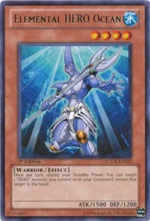 Elemental HERO Ocean (LCGX-EN025) - Legendary Collection 2 1st Edition Legendary Collection 2 Yugioh Single  Squirtle Squad Card Shop.