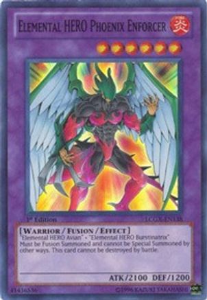 Elemental HERO Phoenix Enforcer (LCGX-EN138) - Legendary Collection 2 Unlimited Legendary Collection 2 Yugioh Single  Squirtle Squad Card Shop.