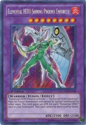 Elemental HERO Shining Phoenix Enforcer (LCGX-EN139) - Legendary Collection 2 1st Edition Legendary Collection 2 Yugioh Single  Squirtle Squad Card Shop.