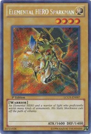 Elemental HERO Sparkman (Alternate Art) (LCGX-EN007) - Legendary Collection 2 Unlimited Legendary Collection 2 Yugioh Single  Squirtle Squad Card Shop.