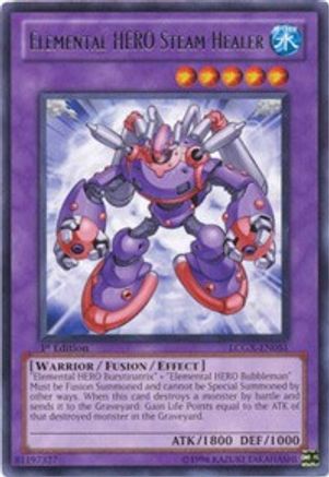 Elemental HERO Steam Healer (LCGX-EN051) - Legendary Collection 2 Unlimited Legendary Collection 2 Yugioh Single  Squirtle Squad Card Shop.