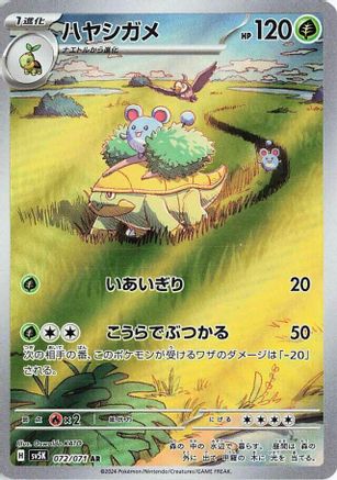 Grotle - 072/071 (072/071) - SV5K Wild Force Holofoil SV5K: Wild Force Pokemon Japanese Single  Squirtle Squad Card Shop.