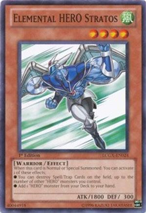 Elemental HERO Stratos (LCGX-EN024) - Legendary Collection 2 1st Edition Legendary Collection 2 Yugioh Single  Squirtle Squad Card Shop.