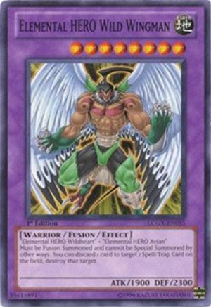 Elemental HERO Wild Wingman (LCGX-EN055) - Legendary Collection 2 1st Edition Legendary Collection 2 Yugioh Single  Squirtle Squad Card Shop.