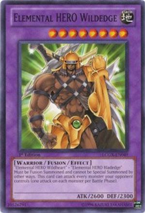 Elemental HERO Wildedge (LCGX-EN049) - Legendary Collection 2 Unlimited Legendary Collection 2 Yugioh Single  Squirtle Squad Card Shop.