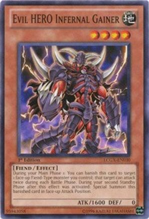 Evil HERO Infernal Gainer (LCGX-EN030) - Legendary Collection 2 Unlimited Legendary Collection 2 Yugioh Single  Squirtle Squad Card Shop.