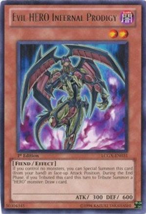 Evil HERO Infernal Prodigy (LCGX-EN031) - Legendary Collection 2 Unlimited Legendary Collection 2 Yugioh Single  Squirtle Squad Card Shop.
