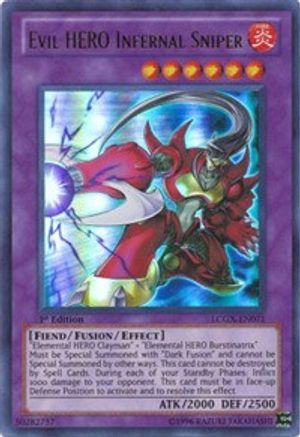 Evil HERO Infernal Sniper (LCGX-EN071) - Legendary Collection 2 1st Edition Legendary Collection 2 Yugioh Single  Squirtle Squad Card Shop.