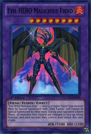 Evil HERO Malicious Fiend (LCGX-EN072) - Legendary Collection 2 Unlimited Legendary Collection 2 Yugioh Single  Squirtle Squad Card Shop.