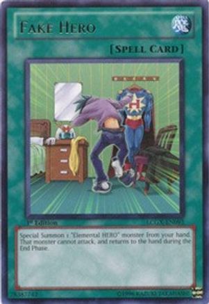 Fake Hero (LCGX-EN093) - Legendary Collection 2 1st Edition Legendary Collection 2 Yugioh Single  Squirtle Squad Card Shop.