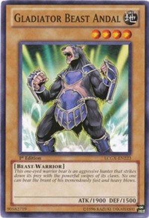 Gladiator Beast Andal (LCGX-EN223) - Legendary Collection 2 1st Edition Legendary Collection 2 Yugioh Single  Squirtle Squad Card Shop.