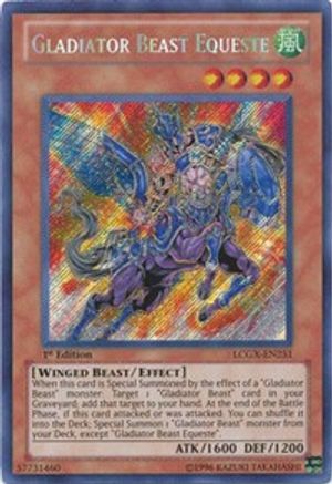 Gladiator Beast Equeste (LCGX-EN251) - Legendary Collection 2 1st Edition Legendary Collection 2 Yugioh Single  Squirtle Squad Card Shop.