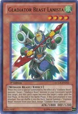 Gladiator Beast Lanista (LCGX-EN252) - Legendary Collection 2 Unlimited Legendary Collection 2 Yugioh Single  Squirtle Squad Card Shop.