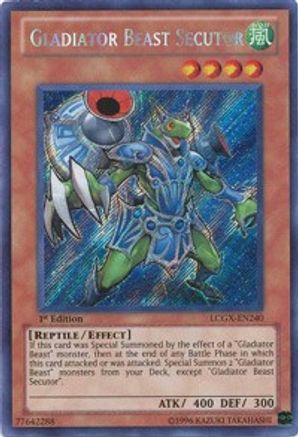 Gladiator Beast Secutor (LCGX-EN240) - Legendary Collection 2 Unlimited Legendary Collection 2 Yugioh Single  Squirtle Squad Card Shop.