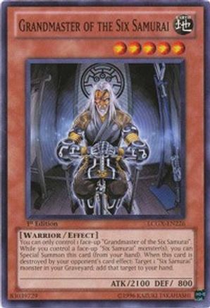 Grandmaster of the Six Samurai (LCGX-EN226) - Legendary Collection 2 Unlimited Legendary Collection 2 Yugioh Single  Squirtle Squad Card Shop.