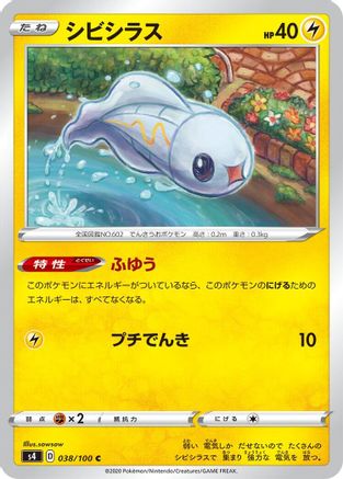 Tynamo (038/100) - S4 Amazing Volt Tackle S4: Amazing Volt Tackle Pokemon Japanese Single  Squirtle Squad Card Shop.