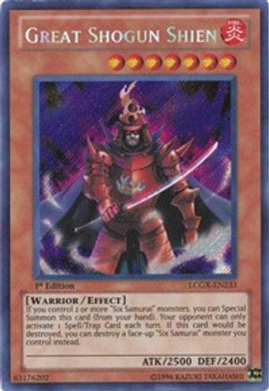 Great Shogun Shien (LCGX-EN233) - Legendary Collection 2 1st Edition Legendary Collection 2 Yugioh Single  Squirtle Squad Card Shop.