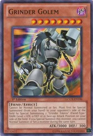Grinder Golem (LCGX-EN196) - Legendary Collection 2 1st Edition Legendary Collection 2 Yugioh Single  Squirtle Squad Card Shop.