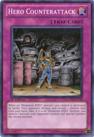 Hero Counterattack (LCGX-EN118) - Legendary Collection 2 1st Edition Legendary Collection 2 Yugioh Single  Squirtle Squad Card Shop.