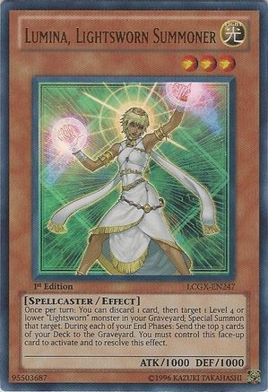 Lumina, Lightsworn Summoner (LCGX-EN247) - Legendary Collection 2 Unlimited Legendary Collection 2 Yugioh Single  Squirtle Squad Card Shop.