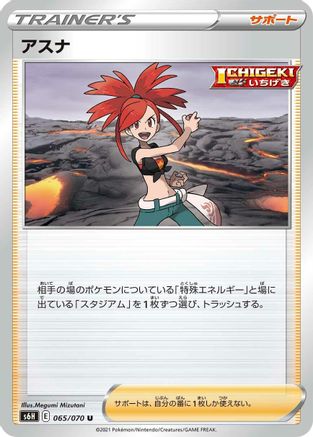 Flannery - 065/070 (065/070) - S6H Silver Lance S6H: Silver Lance Pokemon Japanese Single  Squirtle Squad Card Shop.