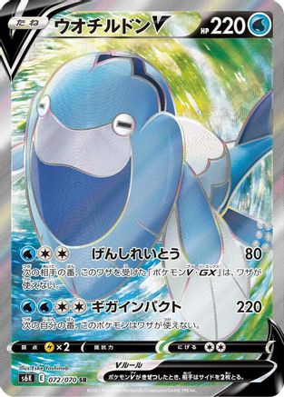 Arctovish V - 072/070 (072/070) - S6K JetBlack Spirit Holofoil S6K: Jet-Black Spirit Pokemon Japanese Single  Squirtle Squad Card Shop.