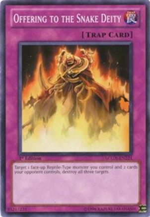 Offering to the Snake Deity (LCGX-EN221) - Legendary Collection 2 Unlimited Legendary Collection 2 Yugioh Single  Squirtle Squad Card Shop.