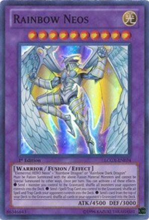 Rainbow Neos (LCGX-EN074) - Legendary Collection 2 1st Edition Legendary Collection 2 Yugioh Single  Squirtle Squad Card Shop.
