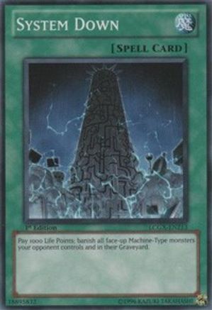 System Down (LCGX-EN213) - Legendary Collection 2 Unlimited Legendary Collection 2 Yugioh Single  Squirtle Squad Card Shop.