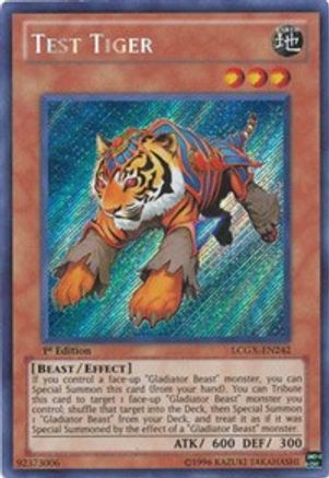 Test Tiger (LCGX-EN242) - Legendary Collection 2 1st Edition Legendary Collection 2 Yugioh Single  Squirtle Squad Card Shop.