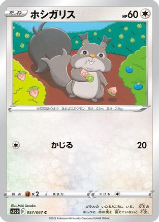 Skwovet (057/067) - S10D Time Gazer S10D: Time Gazer Pokemon Japanese Single  Squirtle Squad Card Shop.
