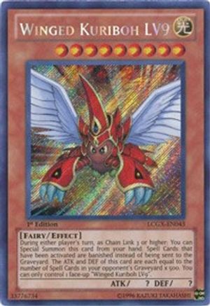Winged Kuriboh LV9 (LCGX-EN043) - Legendary Collection 2 1st Edition Legendary Collection 2 Yugioh Single  Squirtle Squad Card Shop.