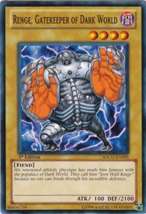 Renge, Gatekeeper of Dark World (SDGU-EN005) - Structure Deck: Gates of the Underworld Unlimited Structure Deck: Gates of the Underworld Yugioh Single  Squirtle Squad Card Shop.
