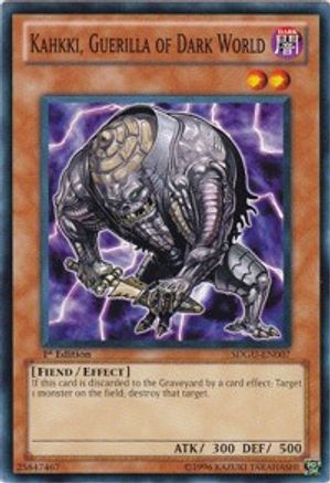 Kahkki, Guerilla of Dark World (SDGU-EN007) - Structure Deck: Gates of the Underworld Unlimited Structure Deck: Gates of the Underworld Yugioh Single  Squirtle Squad Card Shop.