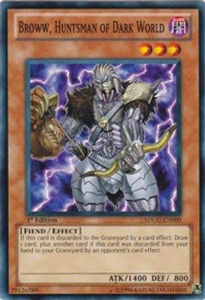 Broww, Huntsman of Dark World (SDGU-EN009) - Structure Deck: Gates of the Underworld 1st Edition Structure Deck: Gates of the Underworld Yugioh Single  Squirtle Squad Card Shop.