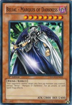 Belial - Marquis of Darkness (SDGU-EN015) - Structure Deck: Gates of the Underworld 1st Edition Structure Deck: Gates of the Underworld Yugioh Single  Squirtle Squad Card Shop.