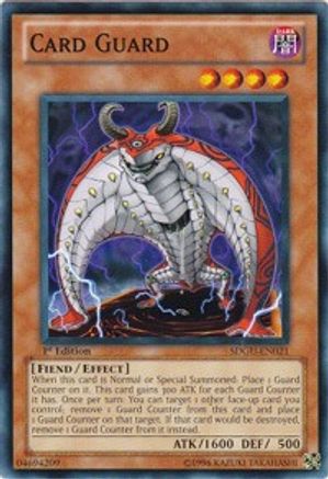 Card Guard (SDGU-EN021) - Structure Deck: Gates of the Underworld Unlimited Structure Deck: Gates of the Underworld Yugioh Single  Squirtle Squad Card Shop.
