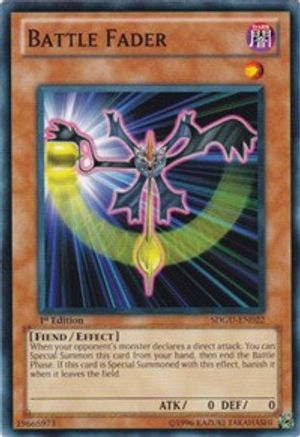 Battle Fader (SDGU-EN022) - Structure Deck: Gates of the Underworld Unlimited Structure Deck: Gates of the Underworld Yugioh Single  Squirtle Squad Card Shop.