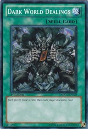 Dark World Dealings (SDGU-EN026) - Structure Deck: Gates of the Underworld Unlimited Structure Deck: Gates of the Underworld Yugioh Single  Squirtle Squad Card Shop.